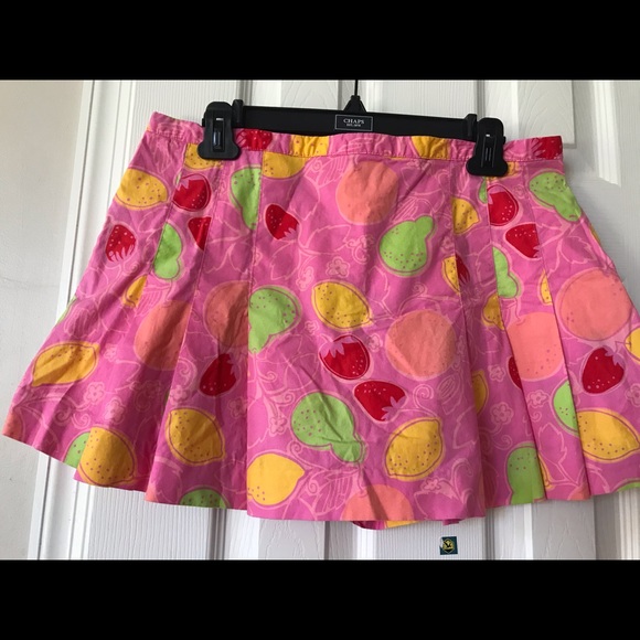 Lilly Pulitzer Dresses & Skirts - Lily Pulitzer Marzipan fruit  print skort size 10